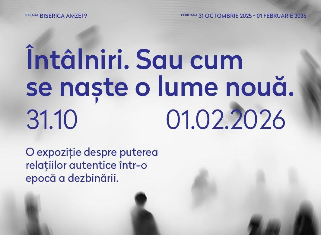 O nouă expoziție-eveniment La Mița Biciclista – Stabiliment Creativ: „Întâlniri. Sau cum se naște o lume nouă"