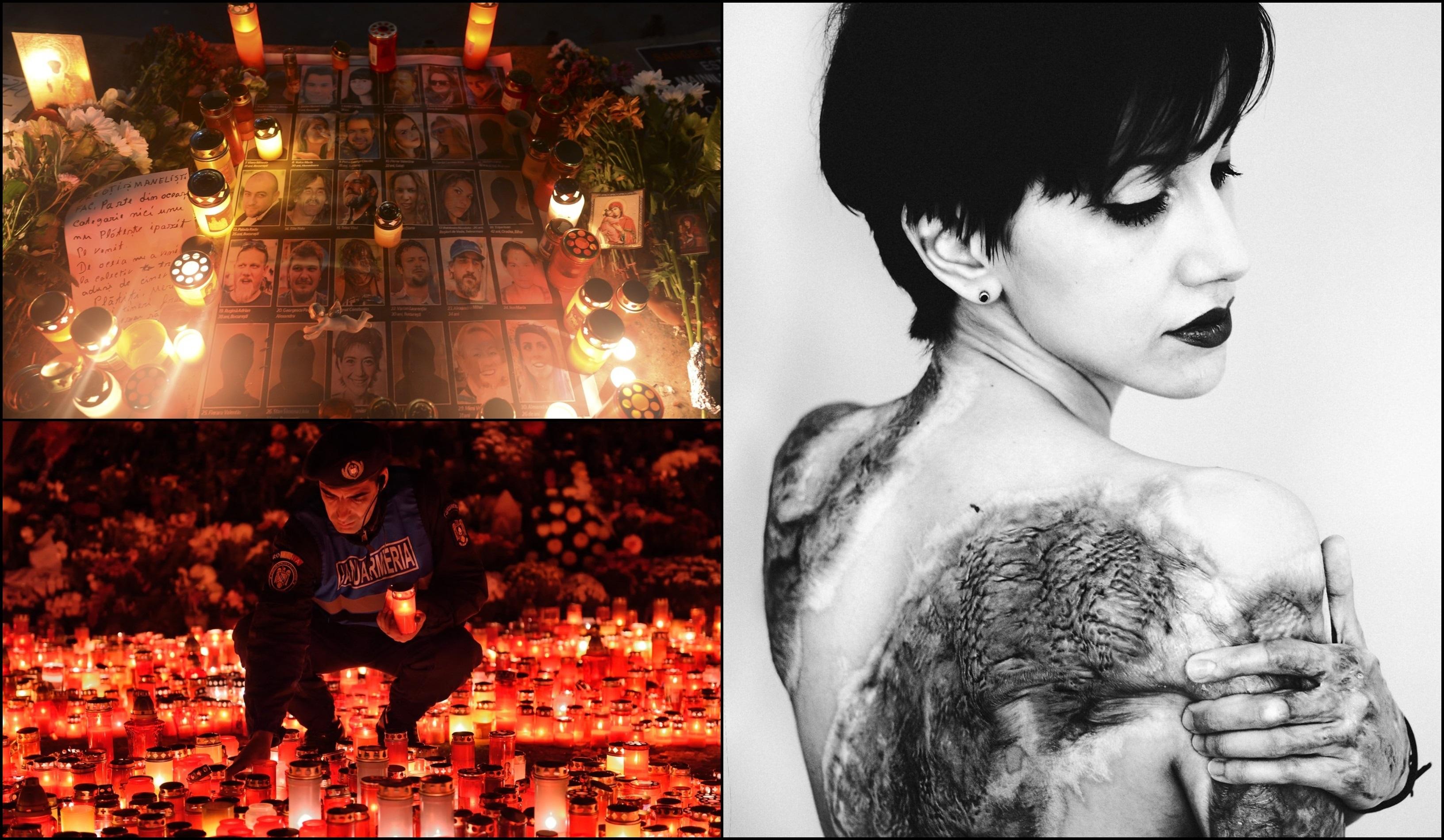 Imagini după tragedia din club Colectiv - comemorarea victimelor