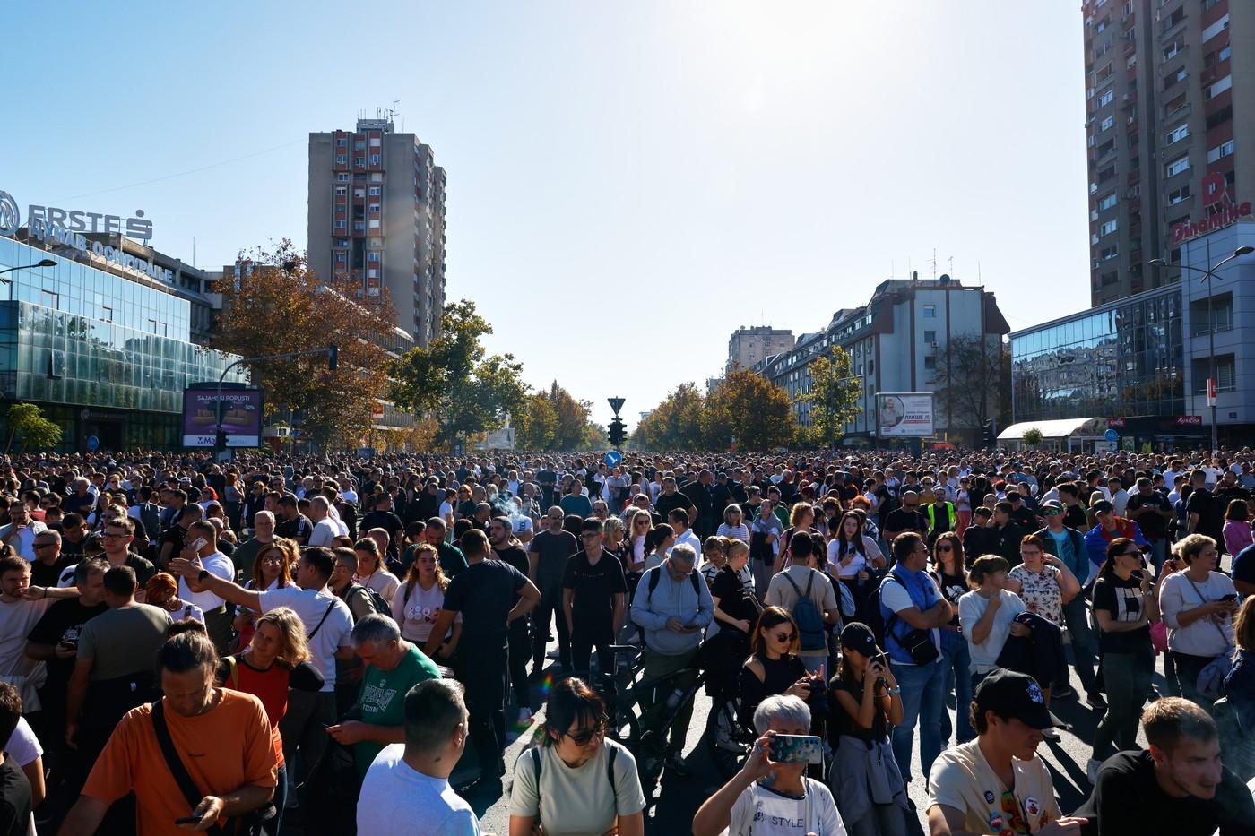 Novi Sad - proteste de amploare la un an de la tragedie