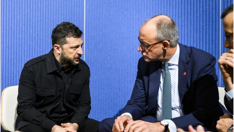 Merz îi cere lui Zelenski să nu le mai permită bărbaţilor tineri să plece din Ucraina
