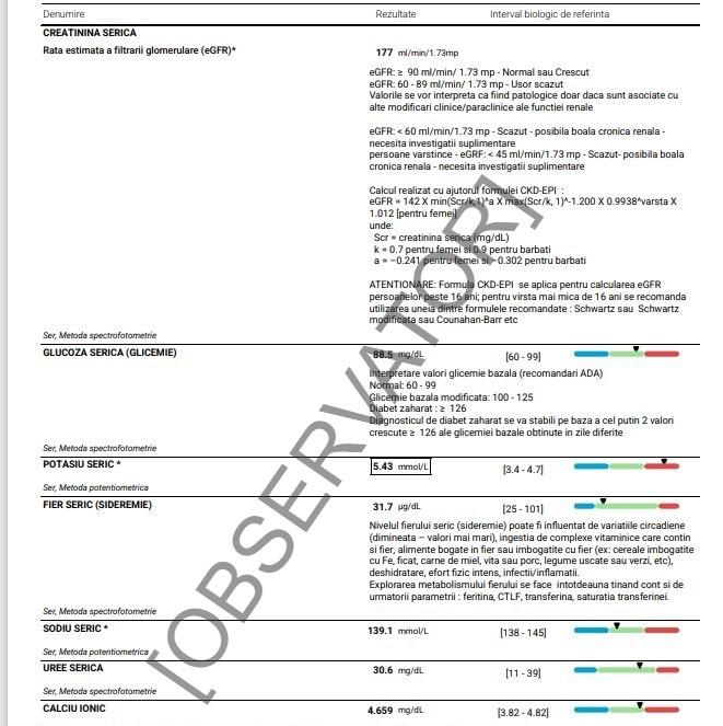 Buletinul de analize al fetiţei care a murit la stomatologie. Părinţii: "Ne-au spus că nu afectează cu nimic"