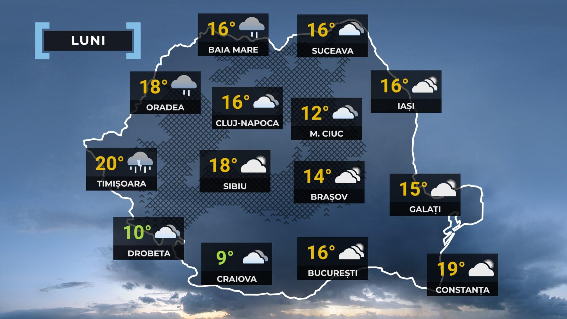 Vremea de mâine 17 noiembrie în ţară