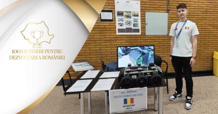 Cătălin Constantinescu, liceanul care a construit un robot salvator: „Poate merge acolo unde oamenii nu pot"