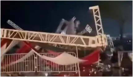 Furtună devastatoare în Brazilia. Un mort și zeci de răniți după prăbușirea unei structuri metalice