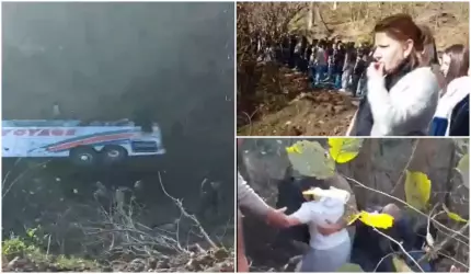 Un autocar plin cu studenți s-a prăbușit într-o prăpastie în Armenia. 17 tineri au fost răniți