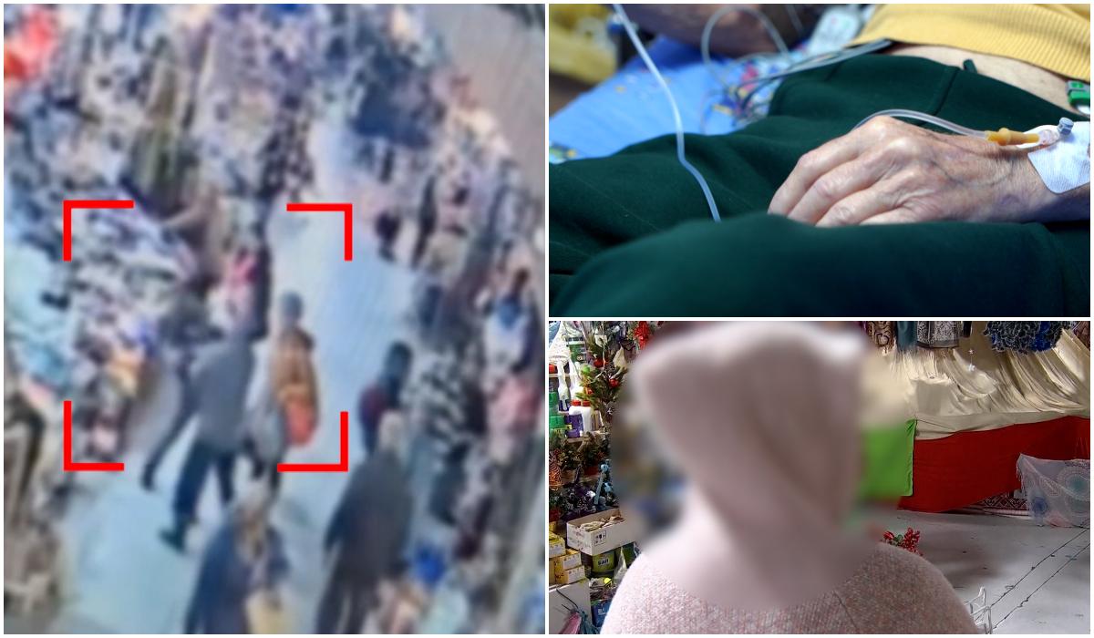 Vânzătorul din Hala Veche Obor care a băgat în comă un bătrân, apărat de colegi. Moşul fura