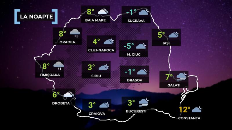 Vremea de mâine 26 noiembrie. Se mai încălzeşte faţă de ziua precedentă. Maxime şi de 20 de grade Vremea de mâine 26 noiembrie. Se mai încălzeşte faţă de ziua precedentă. Maxime şi de 20 de grade