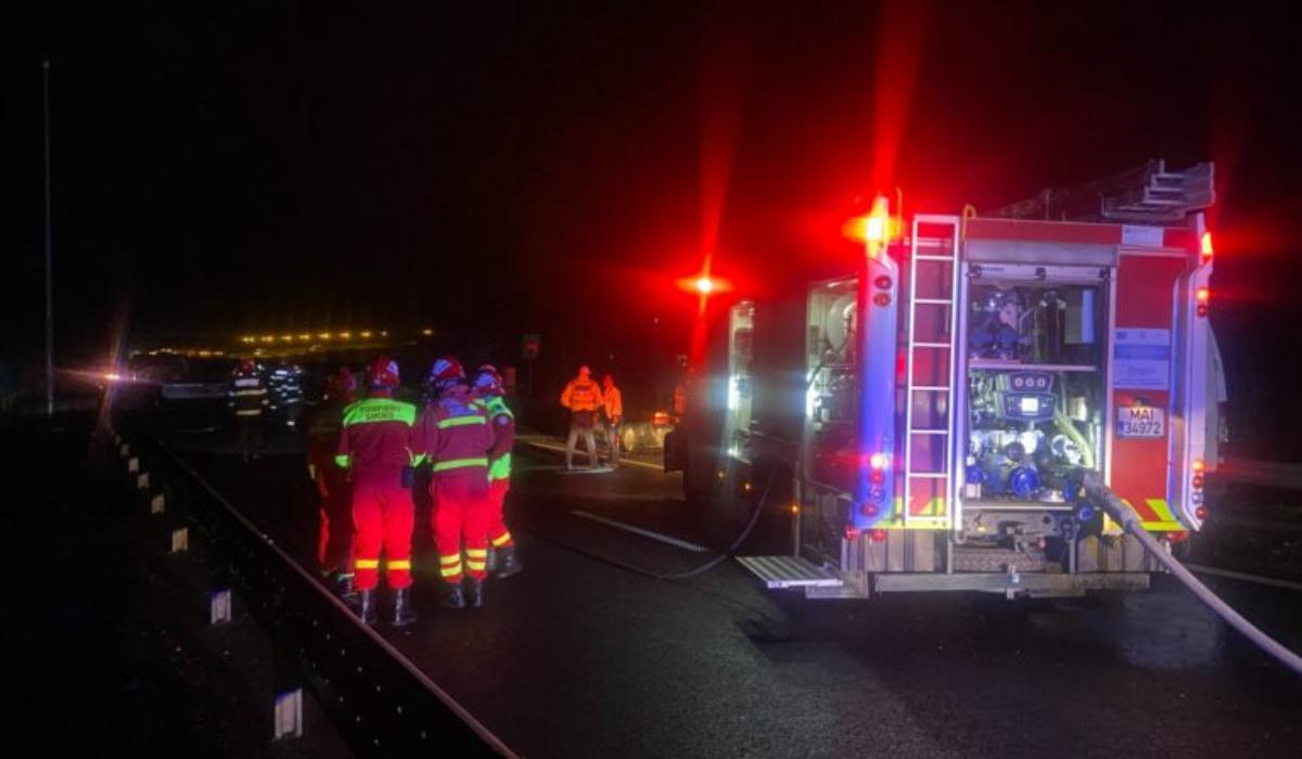 Plan roșu activat în Hunedoara, în urma unui accident în lanţ cu 4 autovehicule. 5 persoane au fost rănite