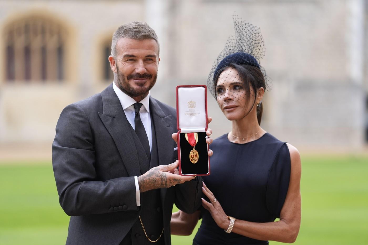 David Beckham, înnobilat de Regele Charles