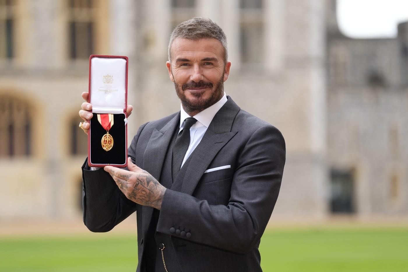 David Beckham, înnobilat de Regele Charles