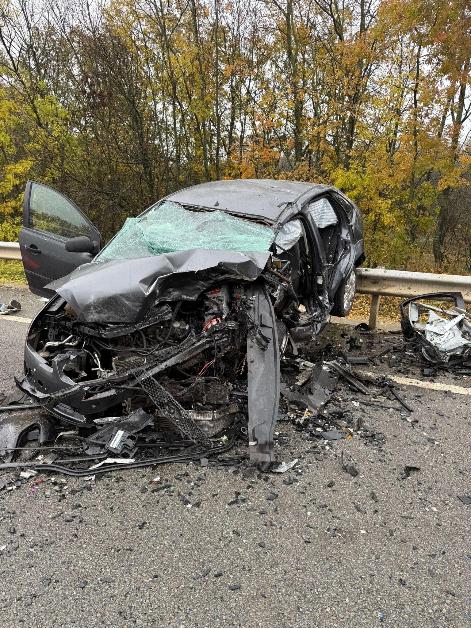 Doi morți și un grav rănit într-un accident produs duminică pe DN 56, în Dolj