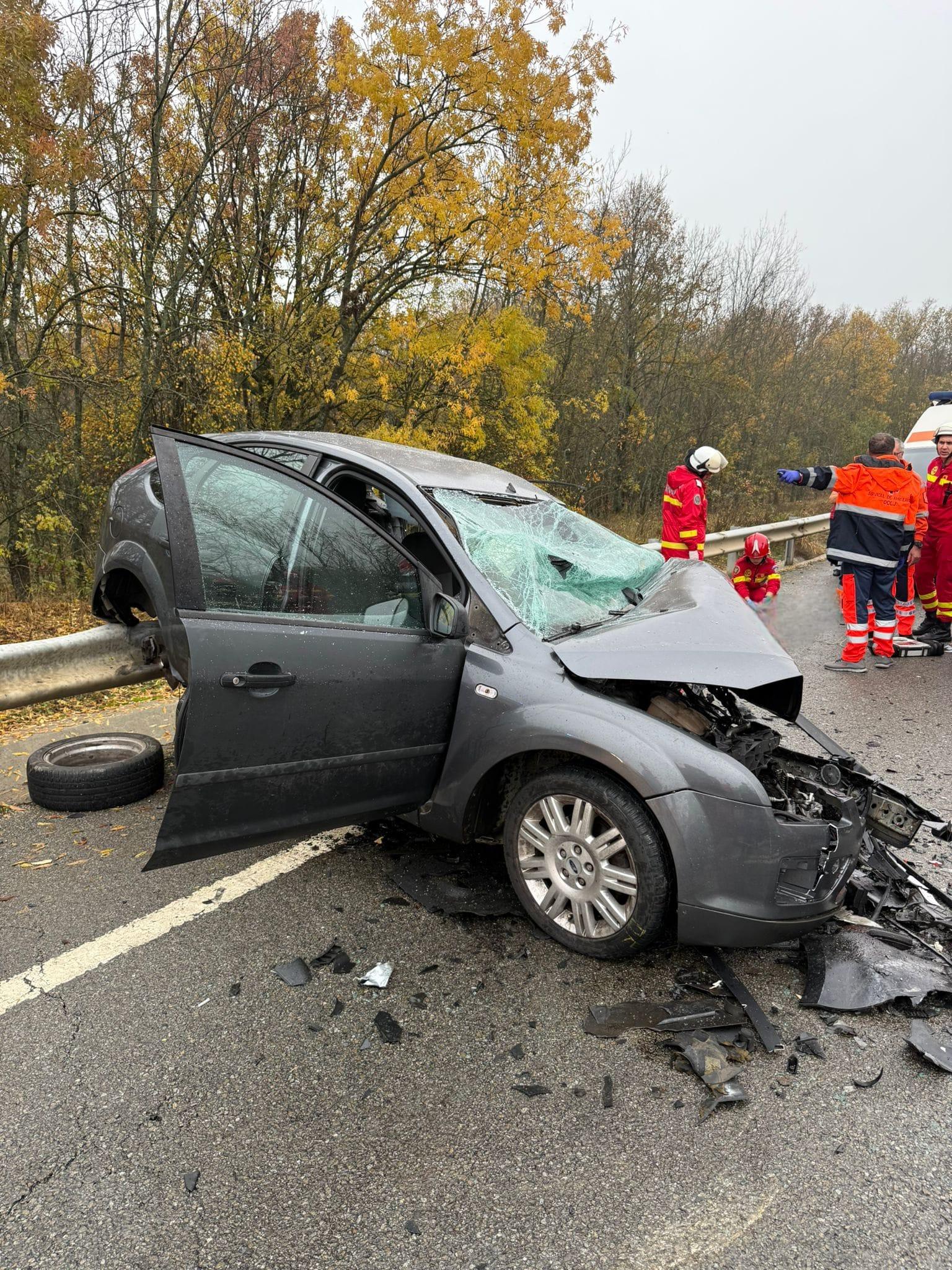 Doi morți și un grav rănit într-un accident produs duminică pe DN 56, în Dolj