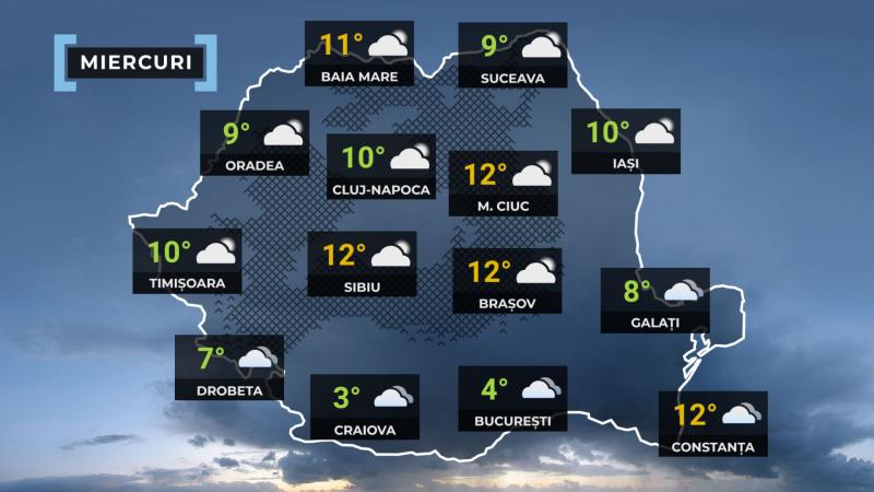 Vremea de mâine 17 decembrie. Ceaţă şi burniţă în cea mai mare parte a ţării. Maxime, între 3 şi 14 grade Vremea de mâine 17 decembrie. Ceaţă şi burniţă în cea mai mare parte a ţării. Maxime, între 3 şi 14 grade