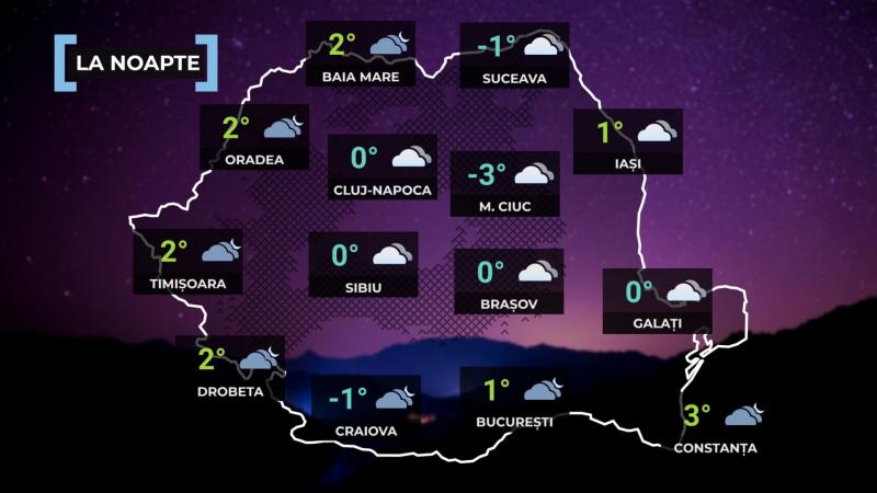 Vremea de mâine 20 decembrie. Mai cald decât normalul perioadei. Maxime, între 2 şi 12 grade Vremea de mâine 20 decembrie. Mai cald decât normalul perioadei. Maxime, între 2 şi 12 grade