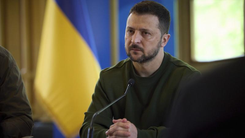 Zelenski propune Rusiei o zonă demilitarizată &icirc;n estul Donețkului, cu retragere reciprocă de trupe