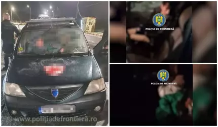 Tânăr român, arestat la Giurgiu pentru trafic de migranţi. Transporta trei egipteni și un sirian
