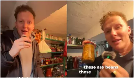 Reacţia unui olandez când intră în cămara socrului român: "Nu este o pivniţă obişnuită cum avem în Occident"