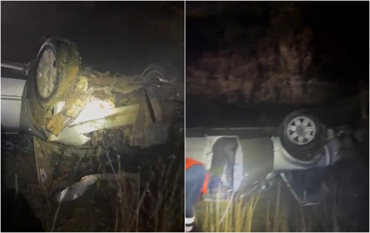 S-a urcat băut la volan şi şi-a condus prietenul spre moarte, după ce s-a răsturnat cu maşina în Dolj