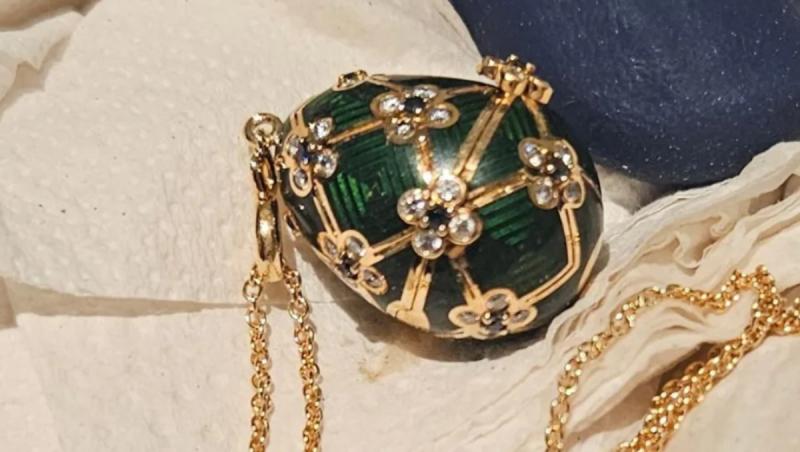 Poliția din Noua Zeelandă a așteptat 6 zile să recupereze bijuteria Faberge, înghițită de un hoț