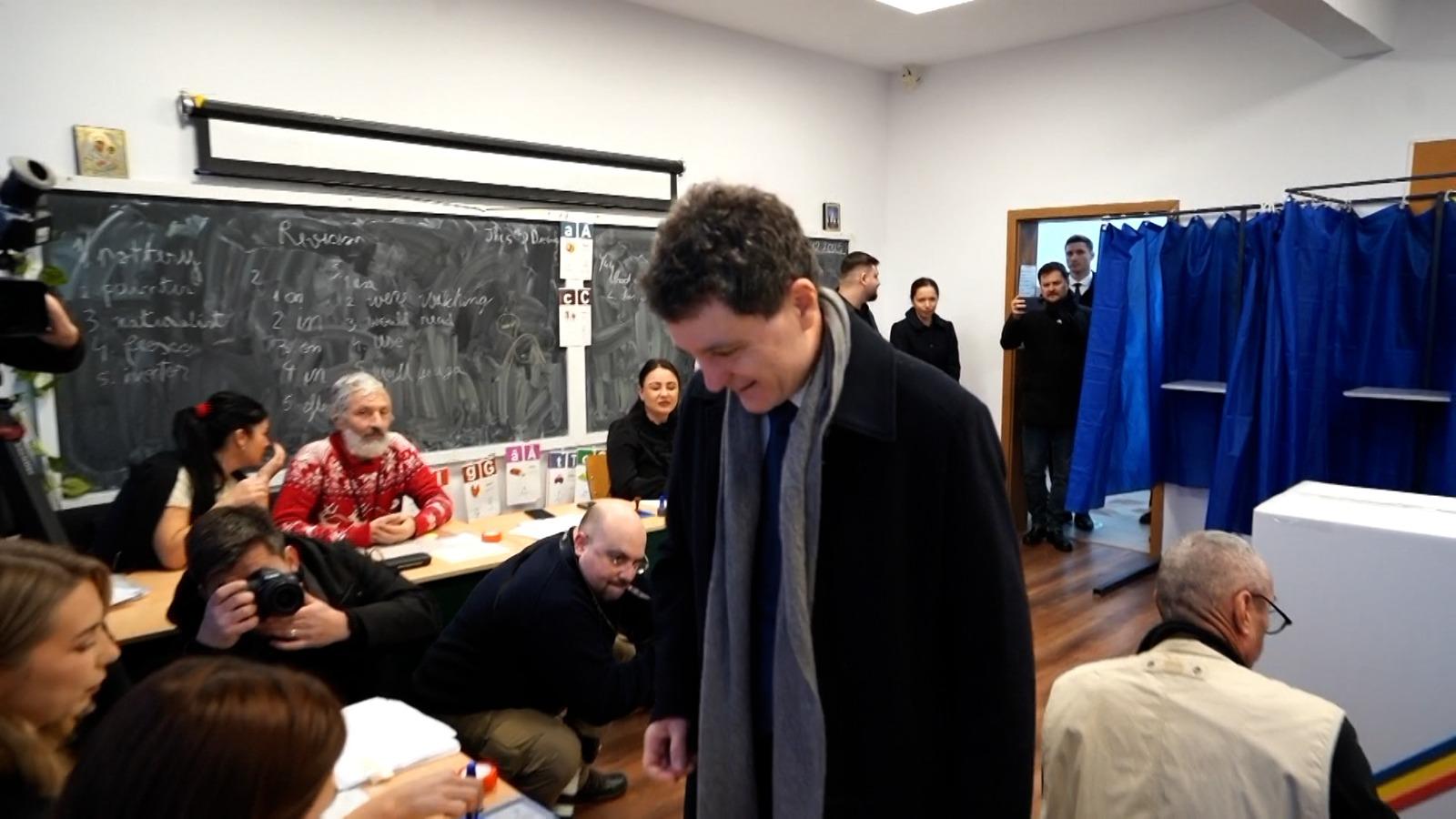 Nicuşor Dan: "Am votat pentru România în Occident, pentru valorile noastre și contra corupției"