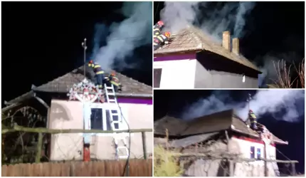 Un bărbat a murit carbonizat şi altul a fost rănit într-un incendiu cauzat de alimentarea sobei cu combustibil