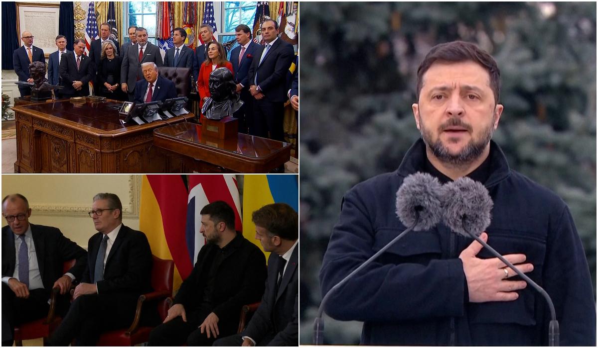 Zelenski, consolat de Marea Britanie, Franţa şi Germania, după ce Trump s-a declarat "dezamăgit" de el