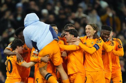 Manchester City, învinsă dramatic de Real Madrid cu 3-2, în Liga Campionilor