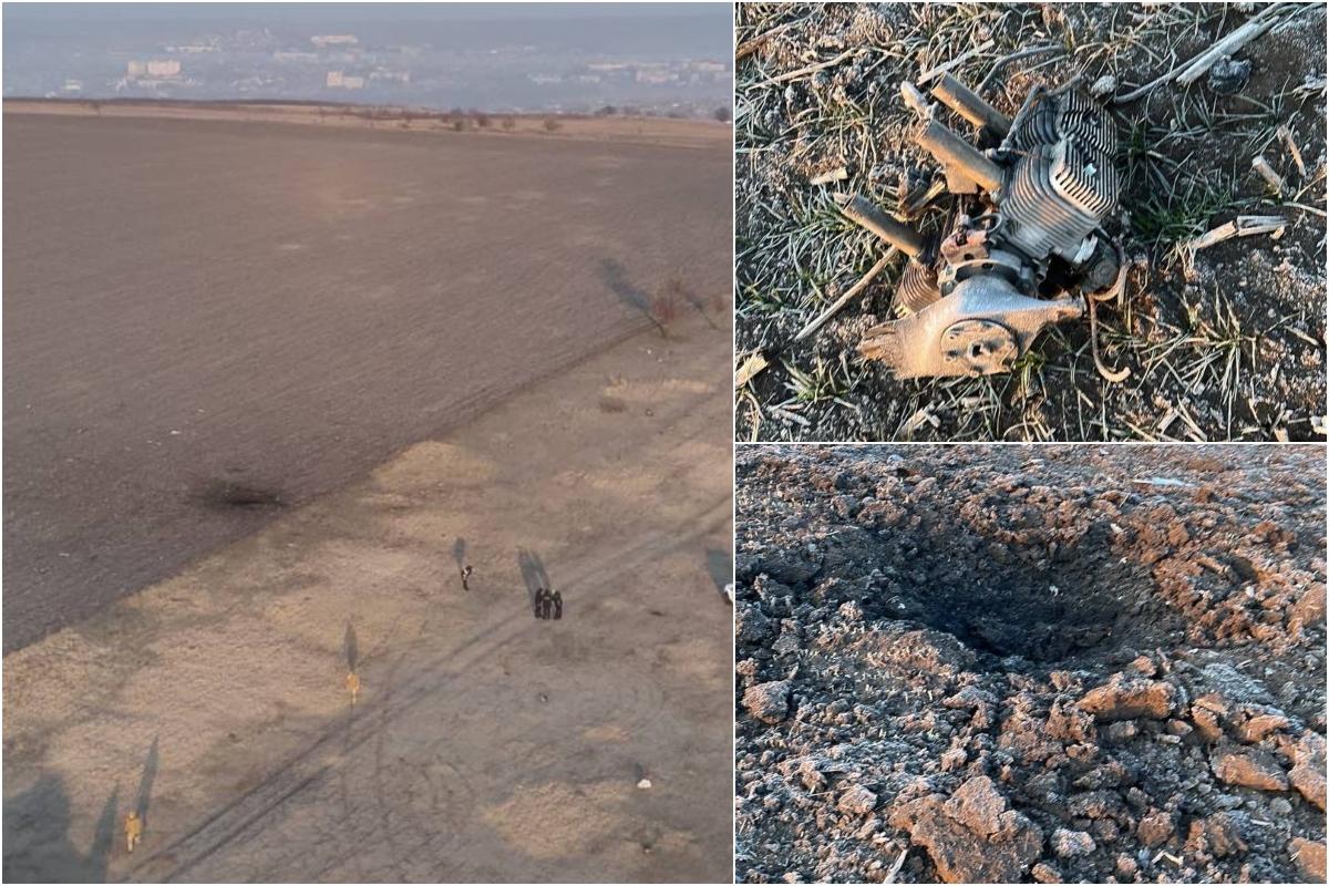Două drone ruseşti s-au prăbuşit pe teritoriul Republicii Moldova. Una dintre ele a explodat la 1,5 km de o localitate