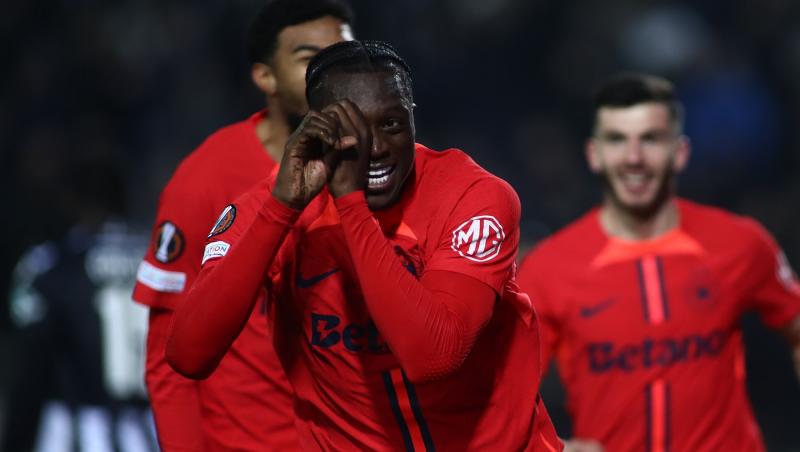 PAOK - FCSB 1-2 în Europa League. Roş-albaştrii au întors scorul după pauză