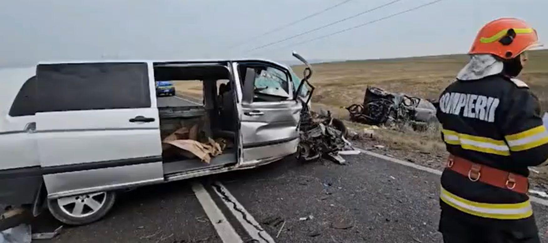 accident constanta cu masinile facute praf