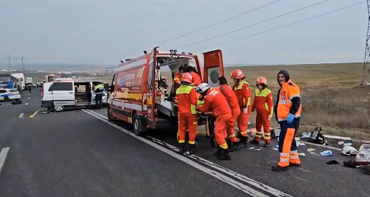 accident constanta cu masinile facute praf