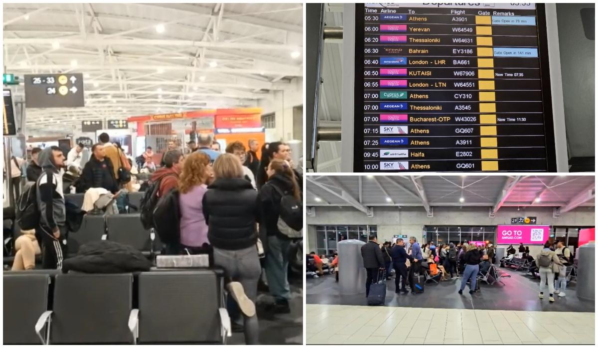 romani blocaţi pe aeroport