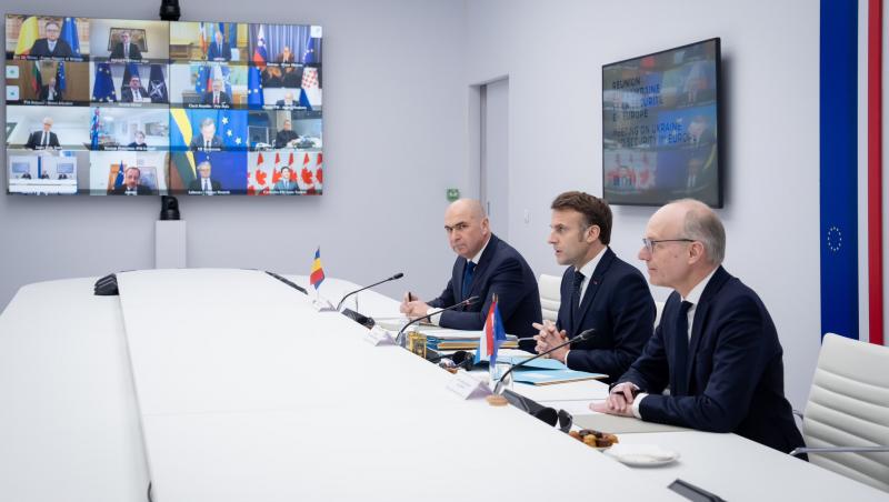 Mesajul lui Macron, după al doilea summit de la Paris: "Suntem alături de Ucraina. Eforturile pentru pace vor continua"