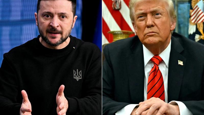 Zelenski, fără susţinere şi prieteni la Casa Albă. Surse din anturajul lui Trump: "Cel mai bun scenariu este să plece imediat în Franța"