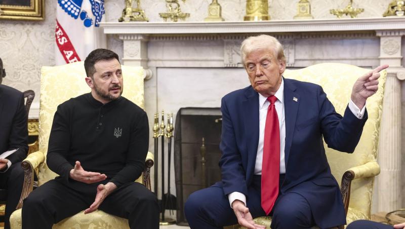 Zelenski a părăsit Casa Albă, acordul mineralelor nu a mai fost semnat. Trump: "Să se întoarcă atunci când e pregătit de pace"