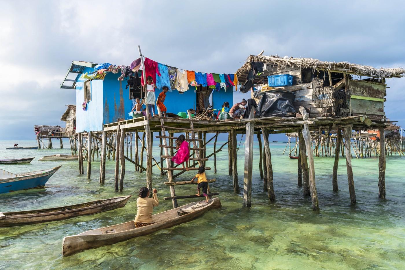 Comunitatea Bajau, oamenii care nu pun aproape niciodată piciorul pe uscat