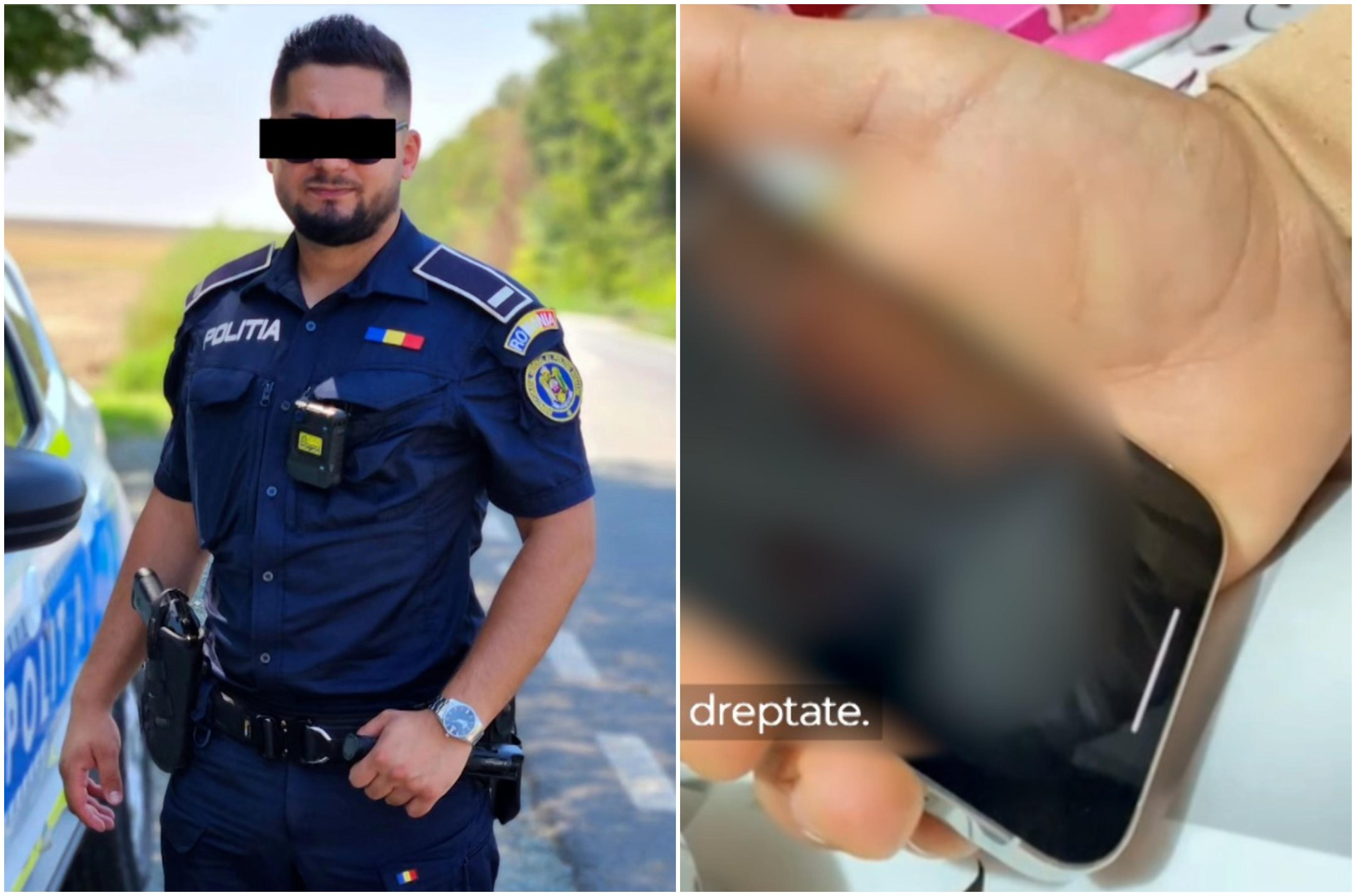 Poliţist, acuzat că trimite filmuleţe indecente şi se răzbună pe tinerele care nu îi răspund