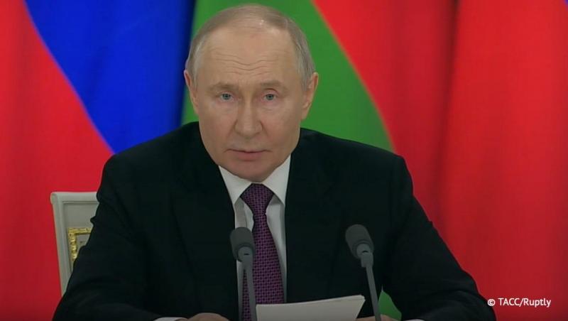 Putin: Rusia acceptă încetarea ostilităților doar în condițiile unei păci durabile