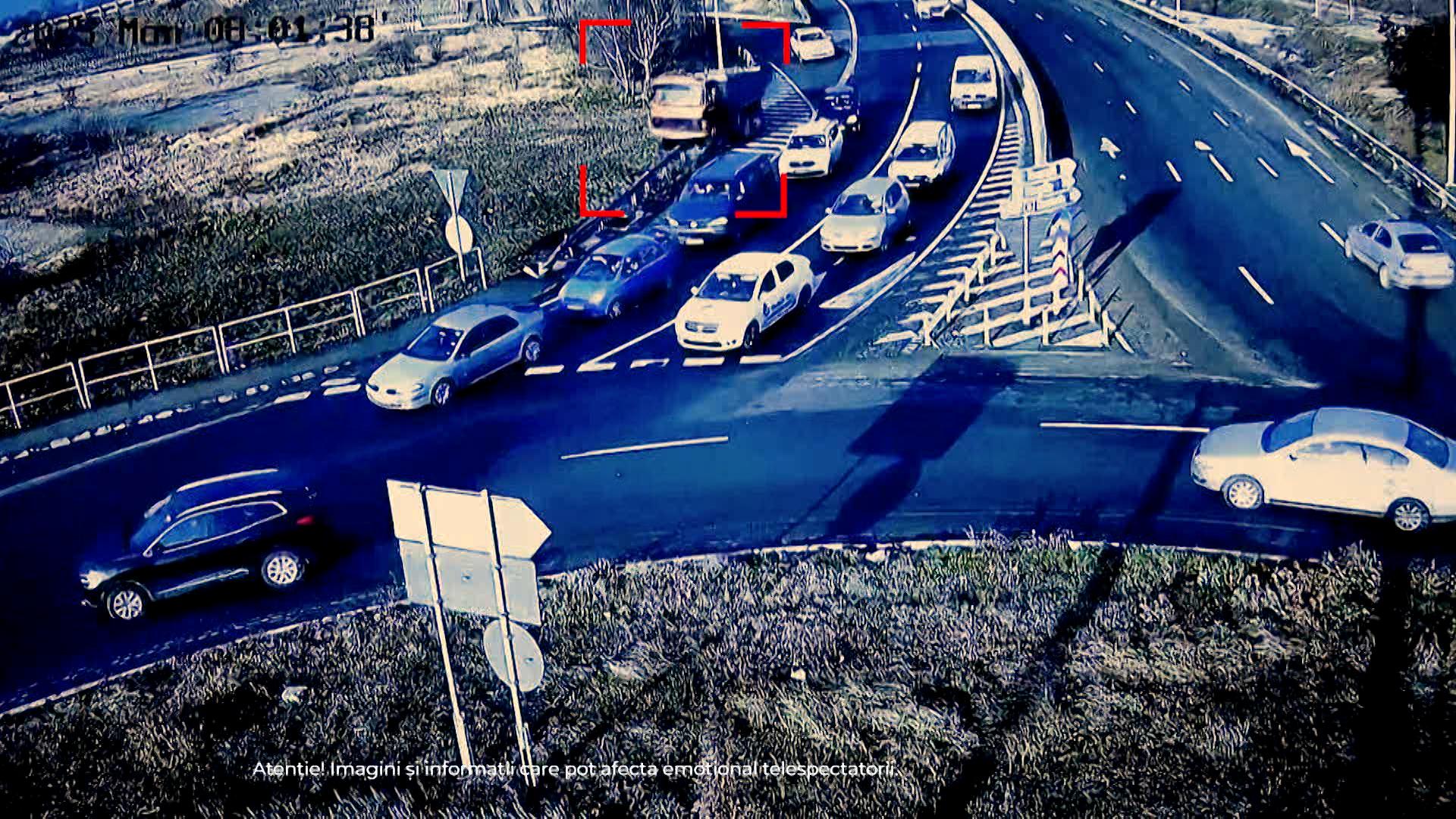 accident surprins de camere