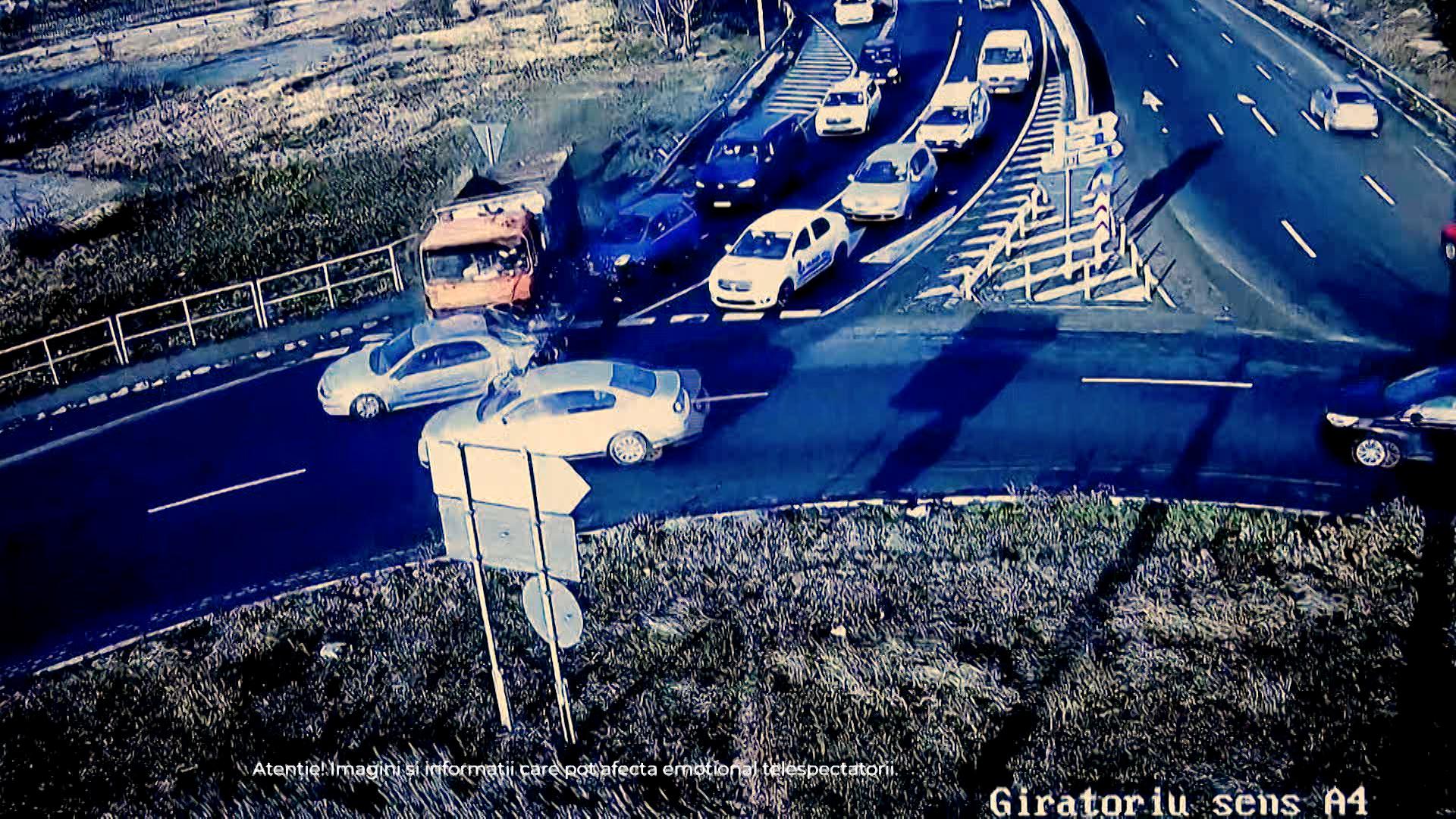 accident surprins de camere