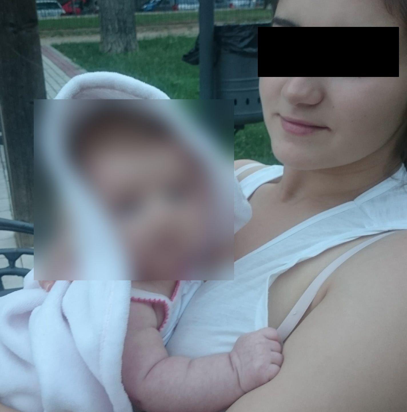 Andreea cu unul dintre copii