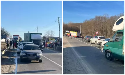 accident în Suceava, la Călugăreni accident în Suceava, la Călugăreni