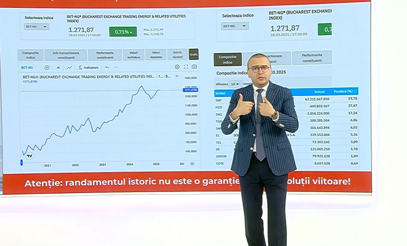 Cum putem câştiga dacă investim la bursă. Guda: "Este fantastic și noi stăm cu bani în depozite, cu 4%"