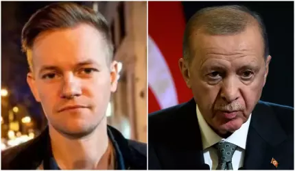 Jurnalistul suedez Joakim Medin si preşedintele turc Erdogan Jurnalistul suedez Joakim Medin arestat în Istanbul pentru terorism şi insultă la adresa preşedintelui Erdogan