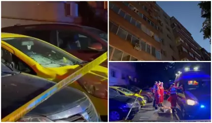 Mama şi copil, căzuţi de la etaj dintr-un bloc din Sectorul 2 al Capitalei