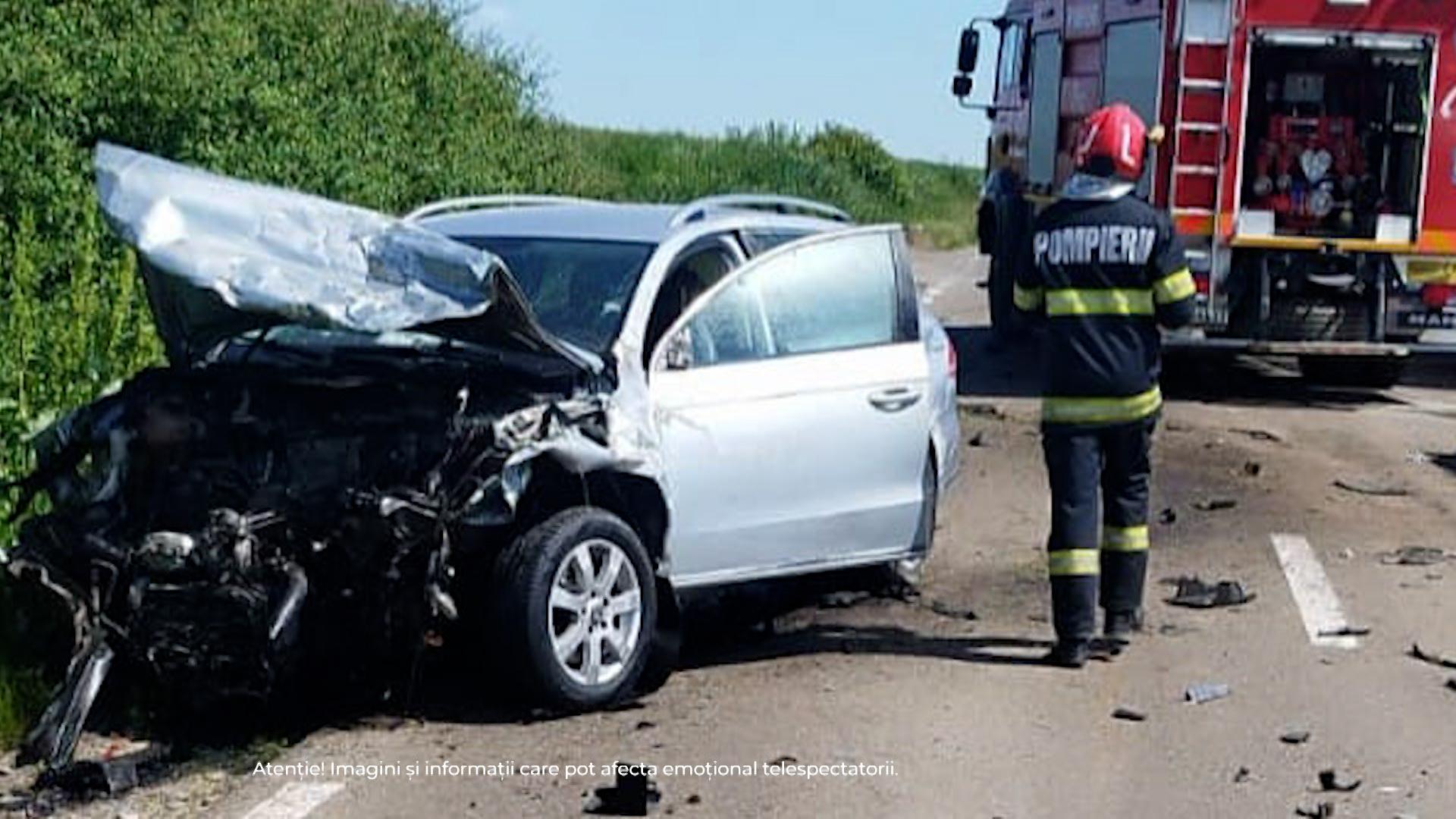 Au venit să aprindă lumânări pentru ruda moartă în accident şi au găsit încă un cadavru, la şase ore de la incident. Filmul tragediei din Botoşani