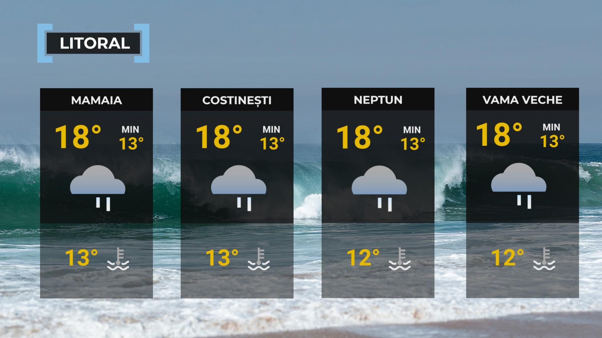 Vremea de mâine 27 mai. Va ploua în cea mai mare parte a ţării. Maximele zilei se vor încadra între 13 şi 23 de grade