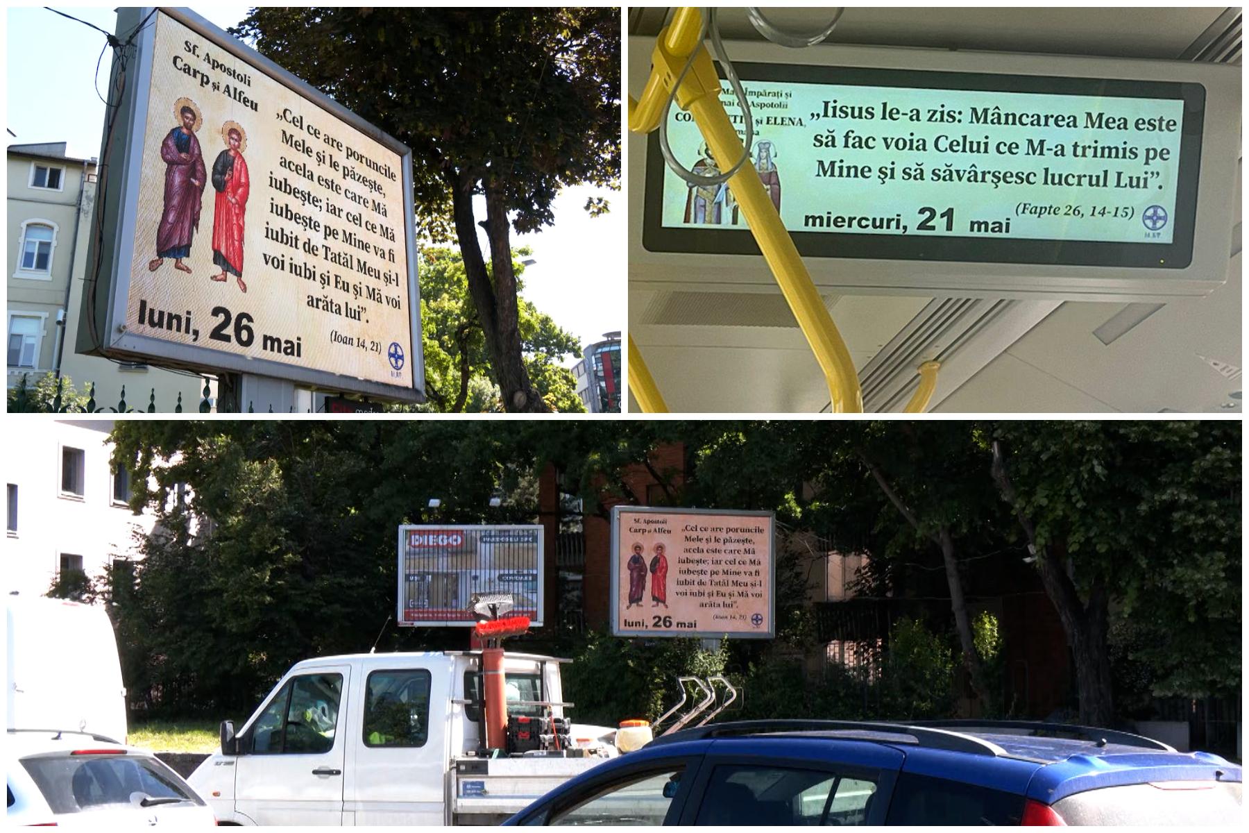 Versete biblice în reclame de stradă. Cea mai nouă strategie de marketing a ArhiepiscopieiTimişoarei