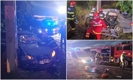 Un tânăr de 19 ani a murit într-un accident cumplit la Gâdinți, în Neamţ