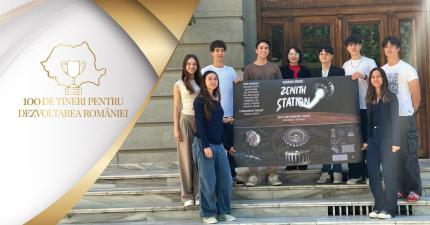 Elevii de la Sfântul Sava premiați de NASA se înscriu în campania „100 de tineri pentru dezvoltarea României"